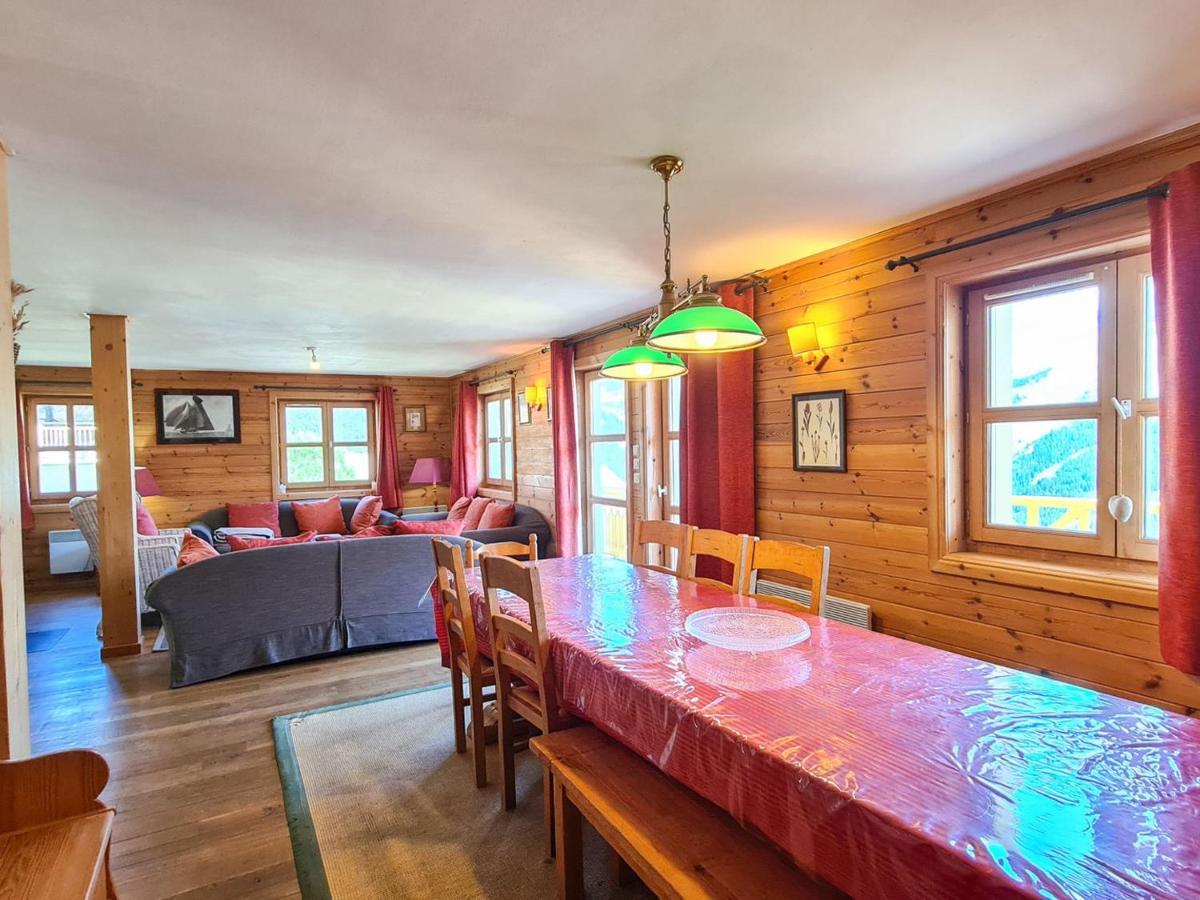 Chalet Spacieux A Flaine Avec Sauna, Cheminee Et Balcon - 6 Chambres, Proche Des Pistes - Fr-1-425-4 מראה חיצוני תמונה